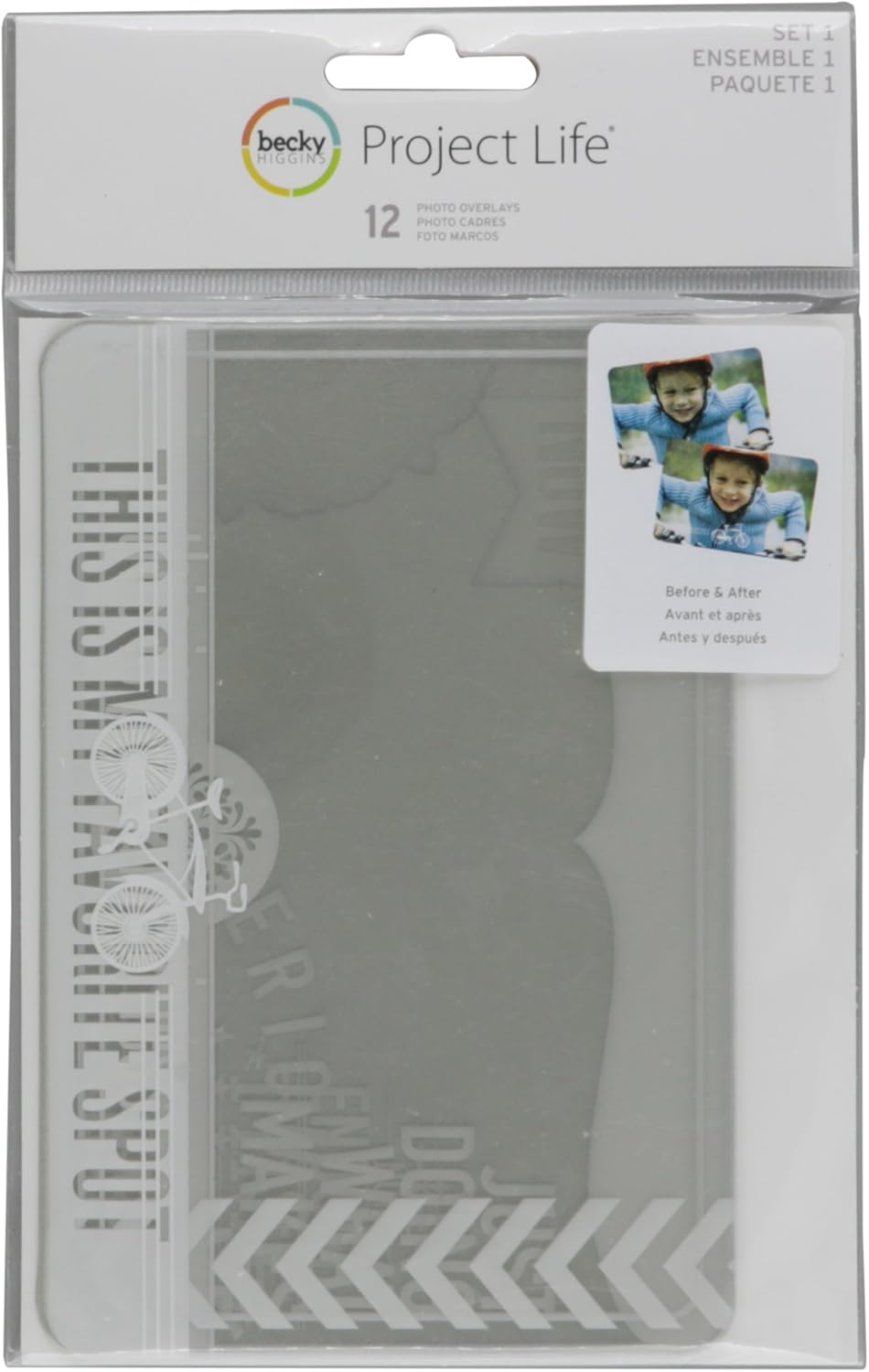 Project Life (プロジェクトライフ) Photo Overlays - PL - Set 1 (12 Piece) 380280 issesnowsocks-10001763 SelectShop Palette パッケージ画像