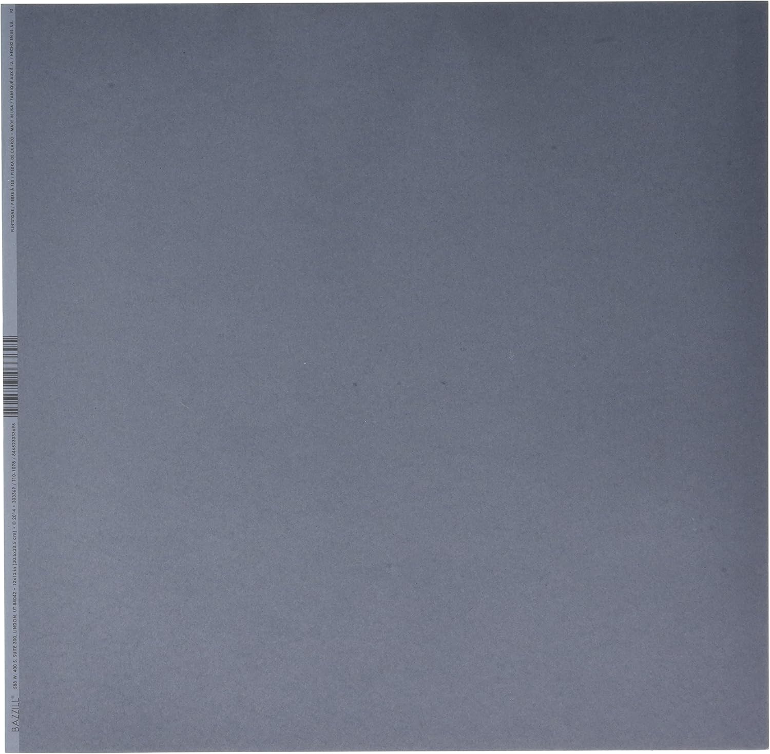 Bazzill (バジル) Smooth Texture Cardstock - BZ - Smoothies - 12 x 12 - Flintstone 303369