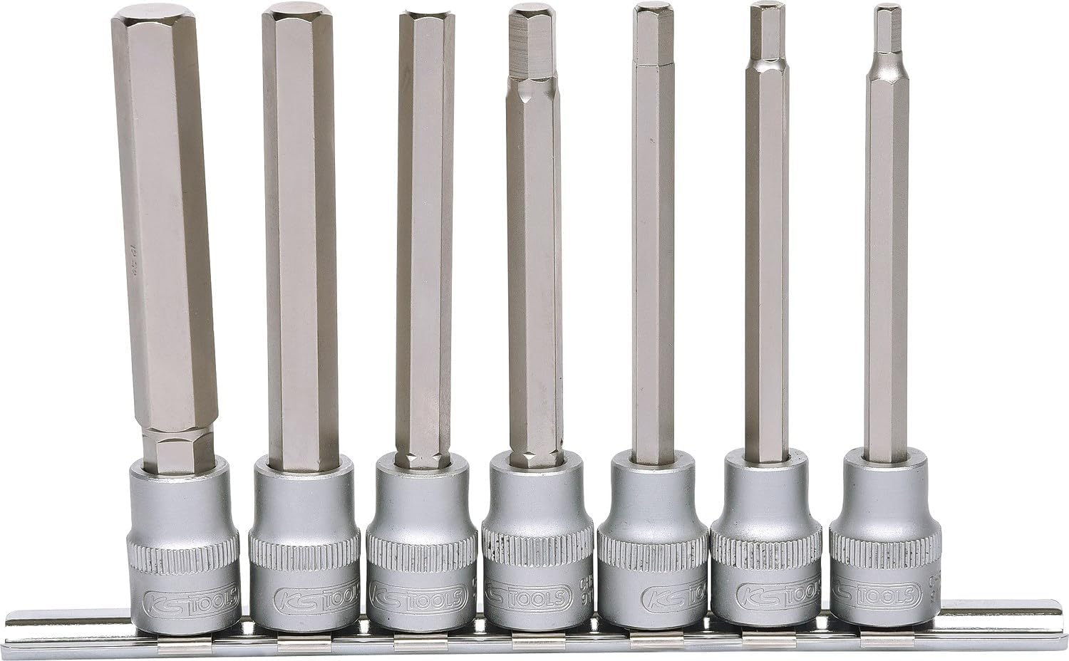 3/8" Bit socket set hexagon long 7 pcs