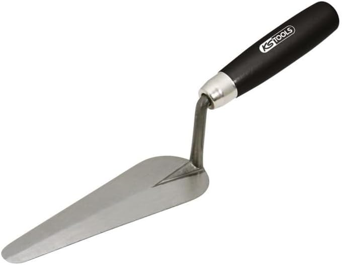Gauging trowel with wood handle 160mm