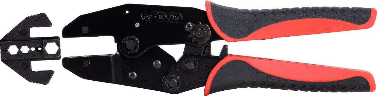 Crimping pliers for coaxial terminals