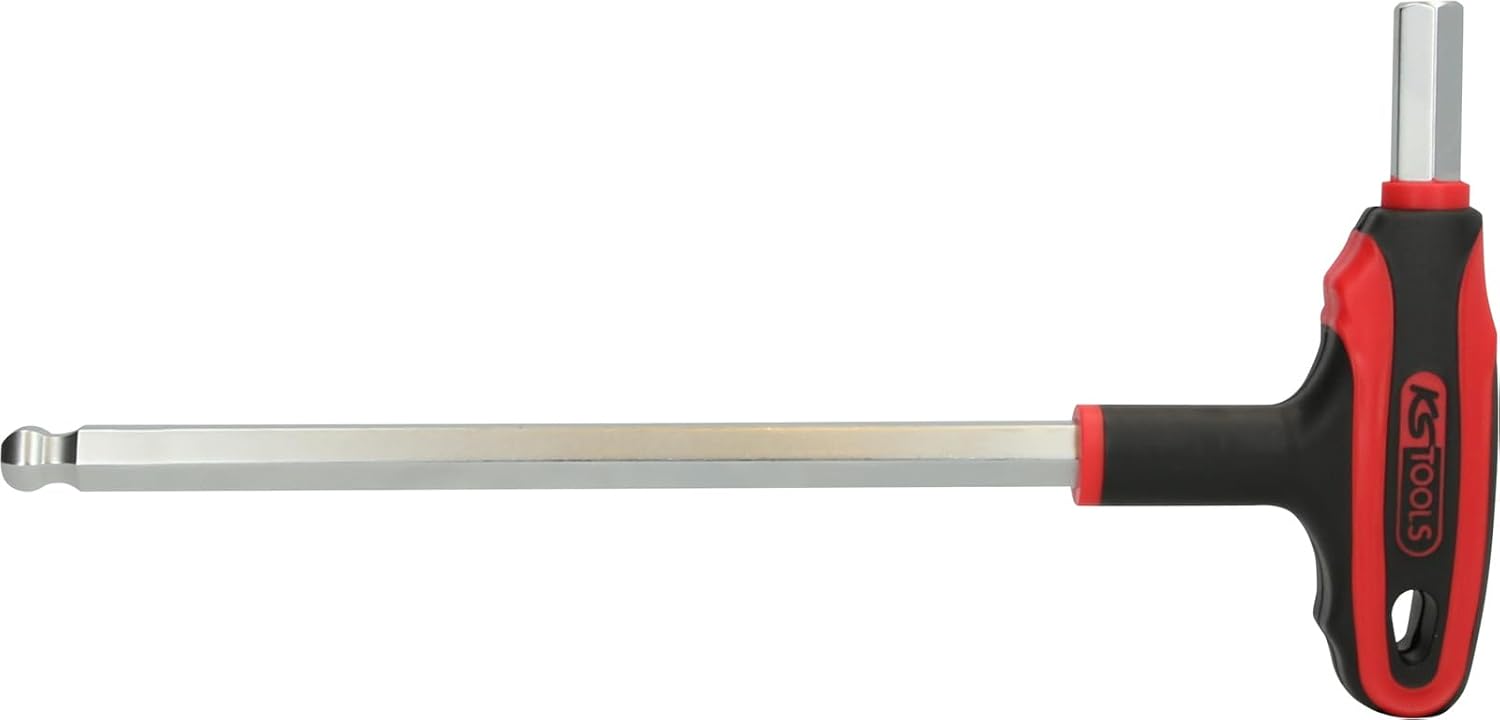 ERGOTORQUEplus T-handle ball ended hexagon key wrench 12mm on hang tag