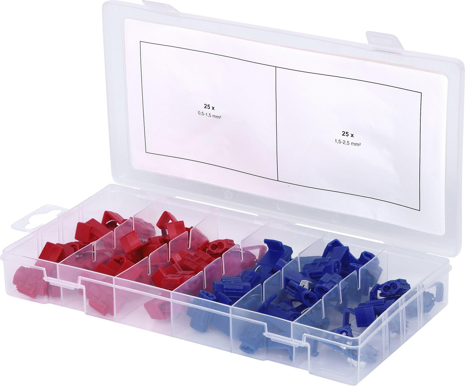 Branch connectors assortment 50 pcs