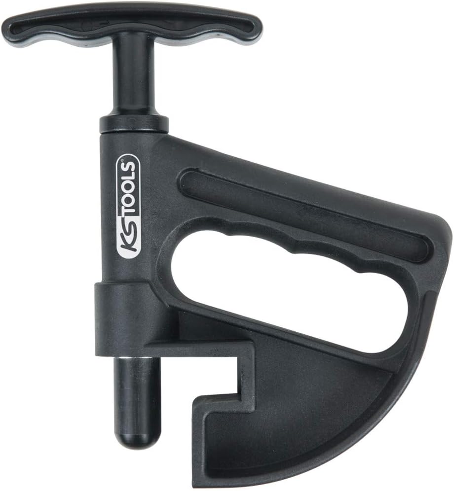 Tyre bead hold-down device for tyre assembly