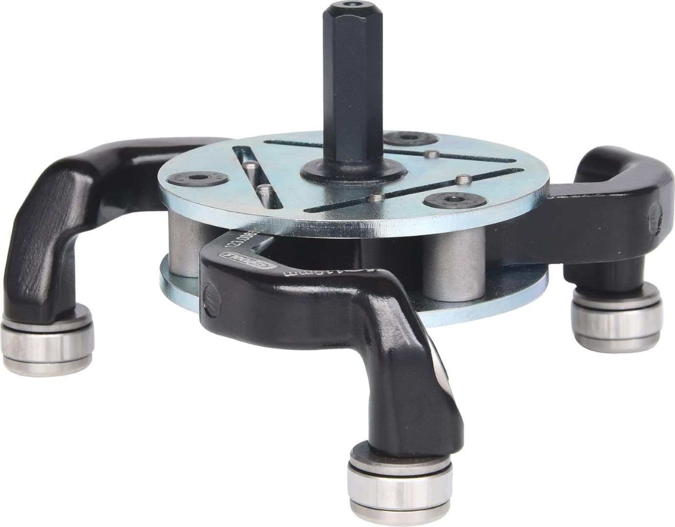 Self-adjusting external pipe deburrer ??72-118?mm