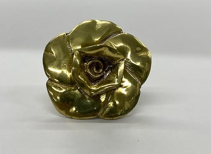 BRASS ローズノブ