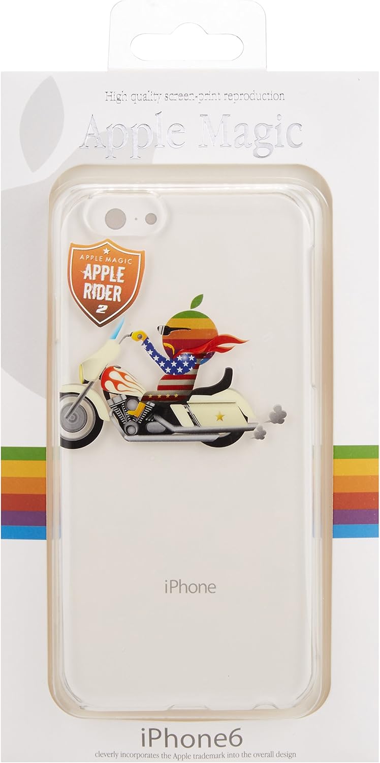 ■NATURALdesign ナチュラルデザイン iPhone6専用ケース（4.7インチ） APPLE MAGIC iP6A12 APPLE RIDER 2 iP6_AM12