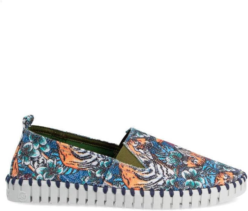 SLOWWALK 10582W BONES-W BENGALA NAVY FOSIL WHITE スローウォーク スリッポン 10582W ベンガラネイビー 38
