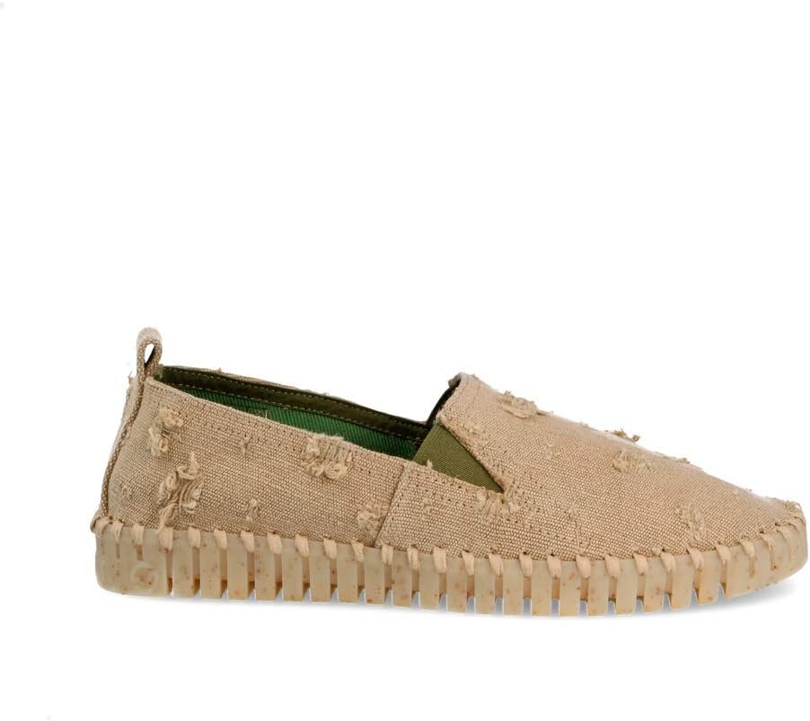 SLOWWALK 10586 BONES MALI NATURAL FOSIL KHAKI スローウォーク スリッポン 10586 マリナチュラルxカーキ 39