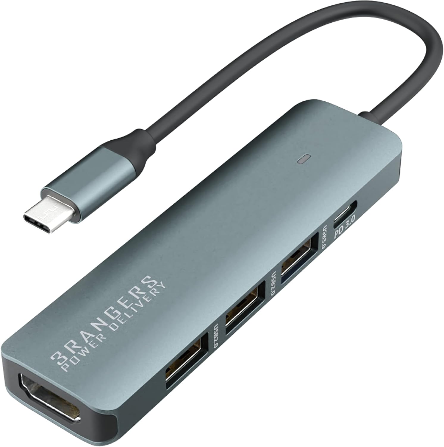 エアリア3RANGERS POWER DELIVERY USB Type-C HDMI 4K DisplayPort Alt Mode対応 USB Hub 2.0 x2 3.0 x1 Power Delivery 100W TypeC Windows Mac OS 対応 SD-UCHHPD1