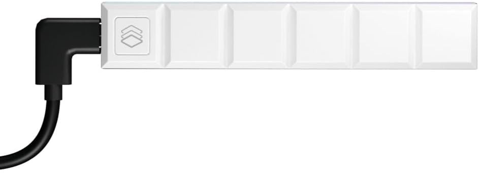 【スーパーSALE 】エアリア センサー式 ショートカットキー 5キー USB接続 TypeC SD-TOUCHBAR-WH