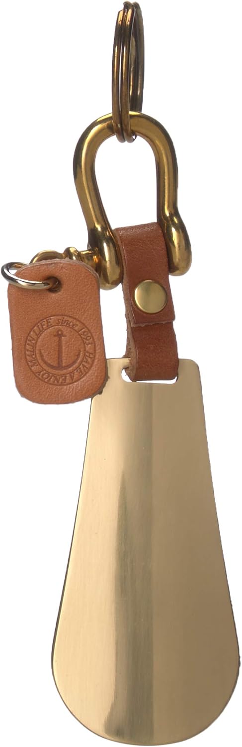 Other - 【スーパーSALE 】栃木レザー BRASS GOODS シューホーン チャーム L-30287 CAM