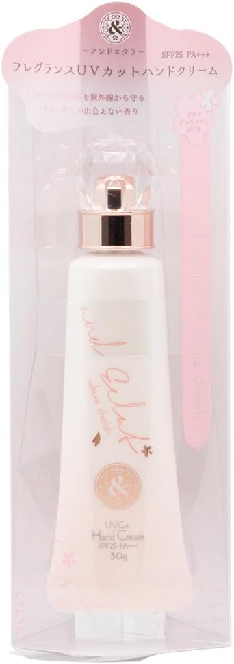 andeclat(アンドエクラ) フレグランス UVカットハンドクリーム サクラチェリッシュの香り SPF25 PA+++ 30g