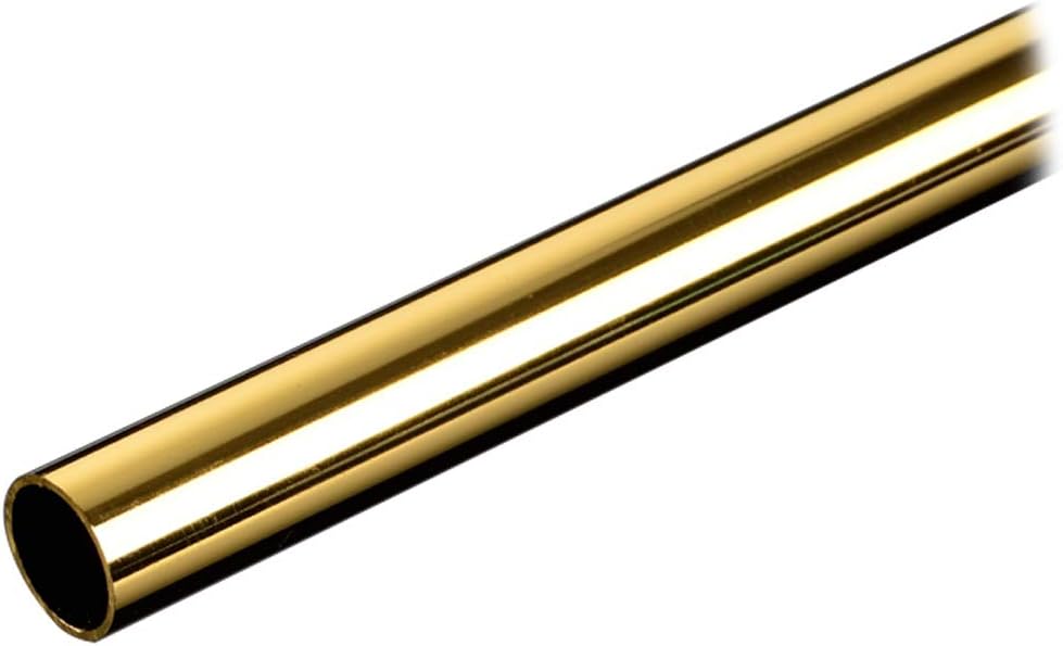 【スーパーSALE 】Bitspower None Chamfer Brass Hard Tubing OD12MM Golden - Length 500 MM