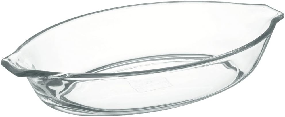 [2025/09/01]iwaki(イワキ) 耐熱ガラス グラタン皿 3.7×19.5cm 340ml BC710