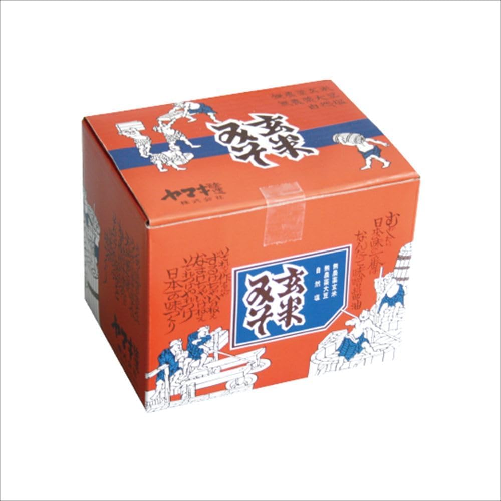 ヤマキ醸造 国産特別玄米味噌2kg ×1袋 国産大豆 天日塩 生みそ 化学合成添加物不使用