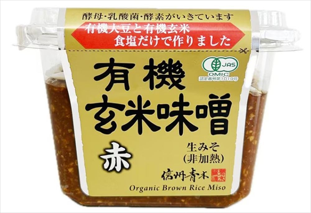 有機玄米味噌 赤 300g