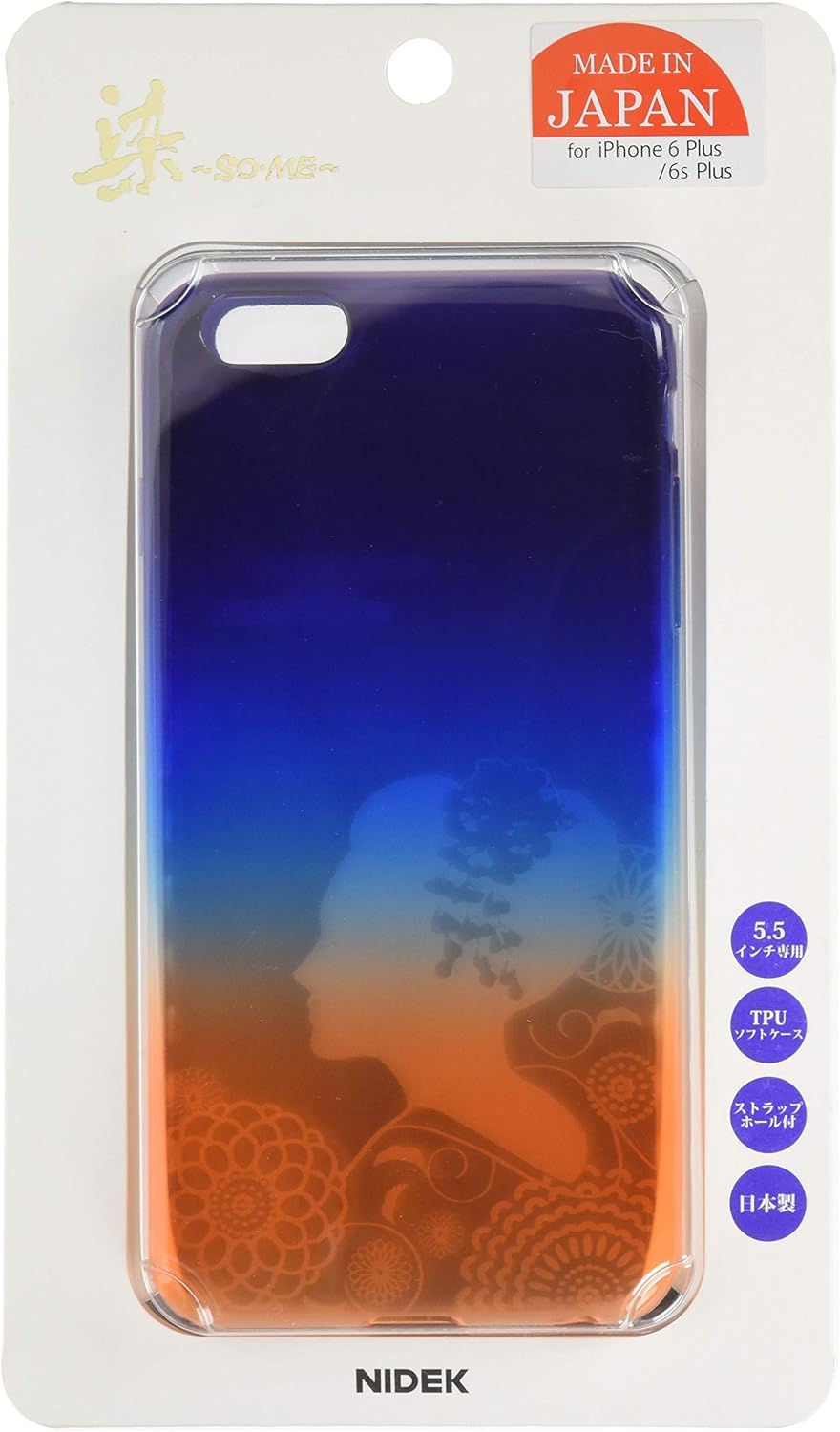 【スーパーSALE 】■NIDEK 染ART iPhone6Plus iPhone6sPlus 舞妓 C2LST6PAMIK3360