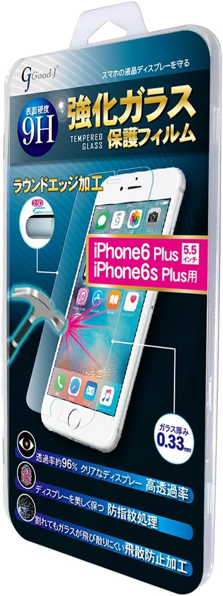 【スーパーSALE 】■iPhone6s Plus/6 Plus 強化ガラスフィルム