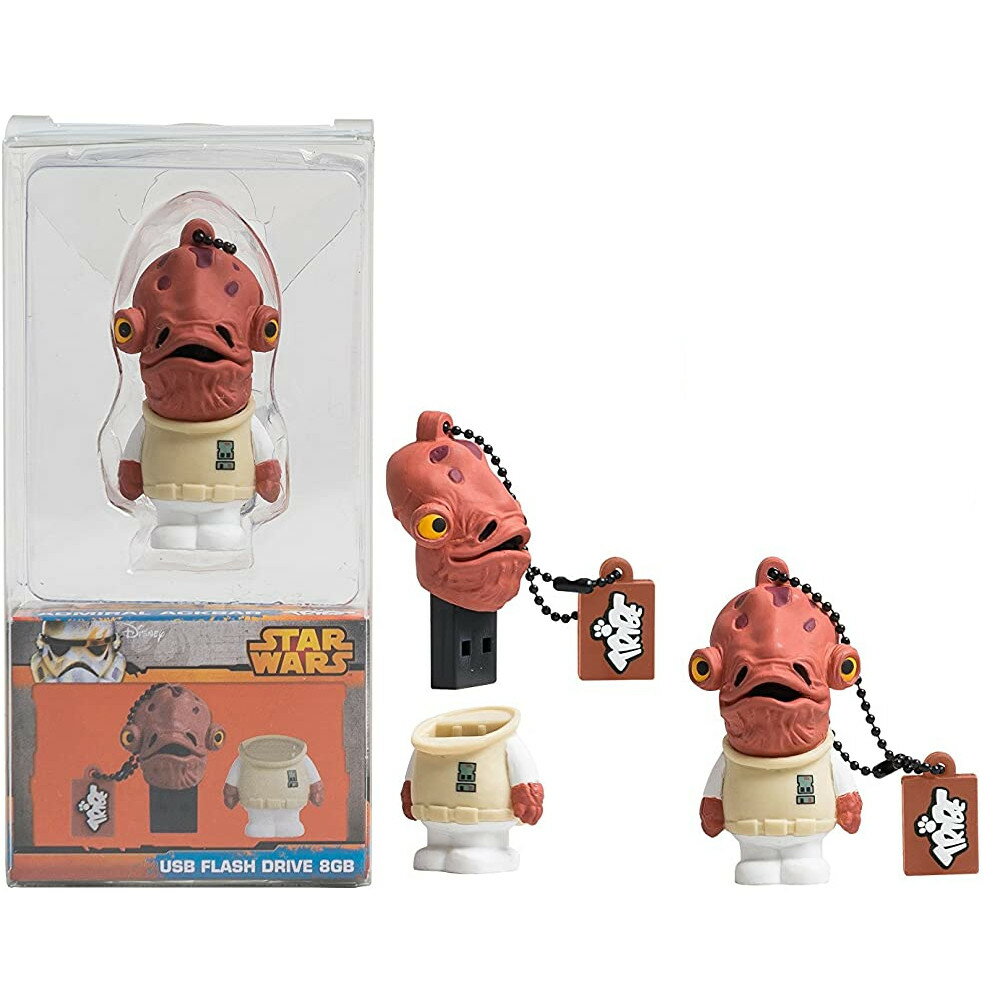 GreyStar TRIBE スター ウォーズ アクバー提督 USB フラッシュメモリー ドライブ STAR WARS Admiral Ackbar FD007513