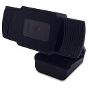 【送料無料】コンピューケース・ジャパン ウェブカメラ JWC-C1080-BK FULLHD1080P 200万画素 デジタルマイク内蔵 1920×1080(M...
