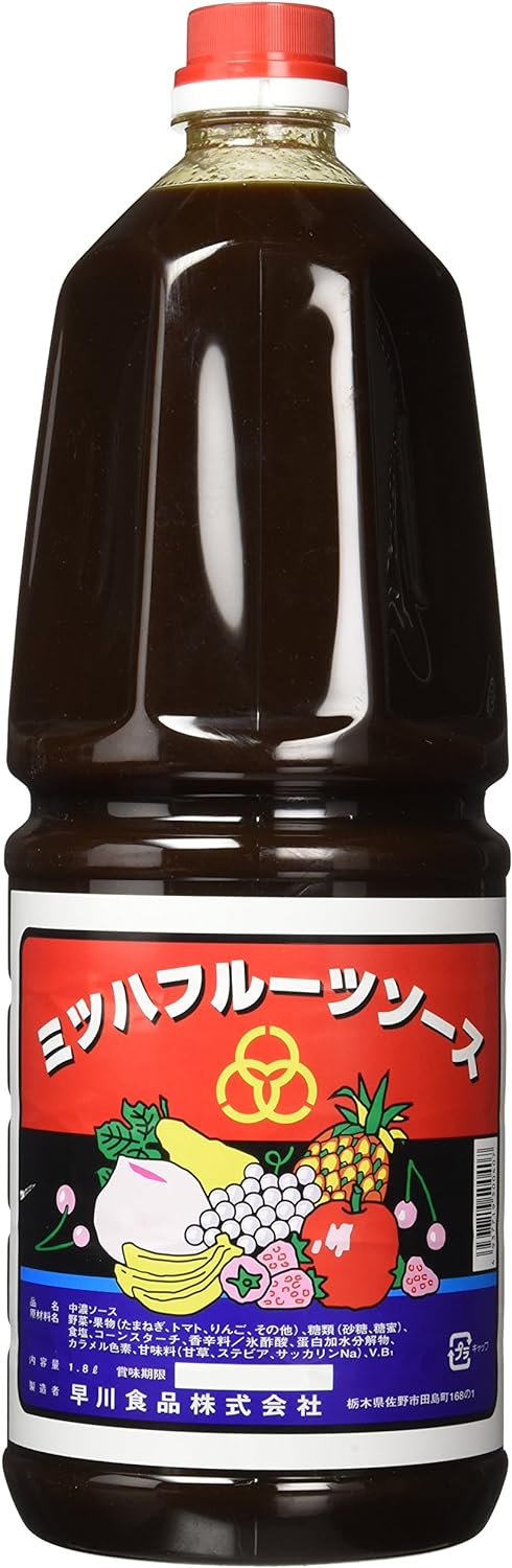早川食品 ミツハフルーツソース1.8L