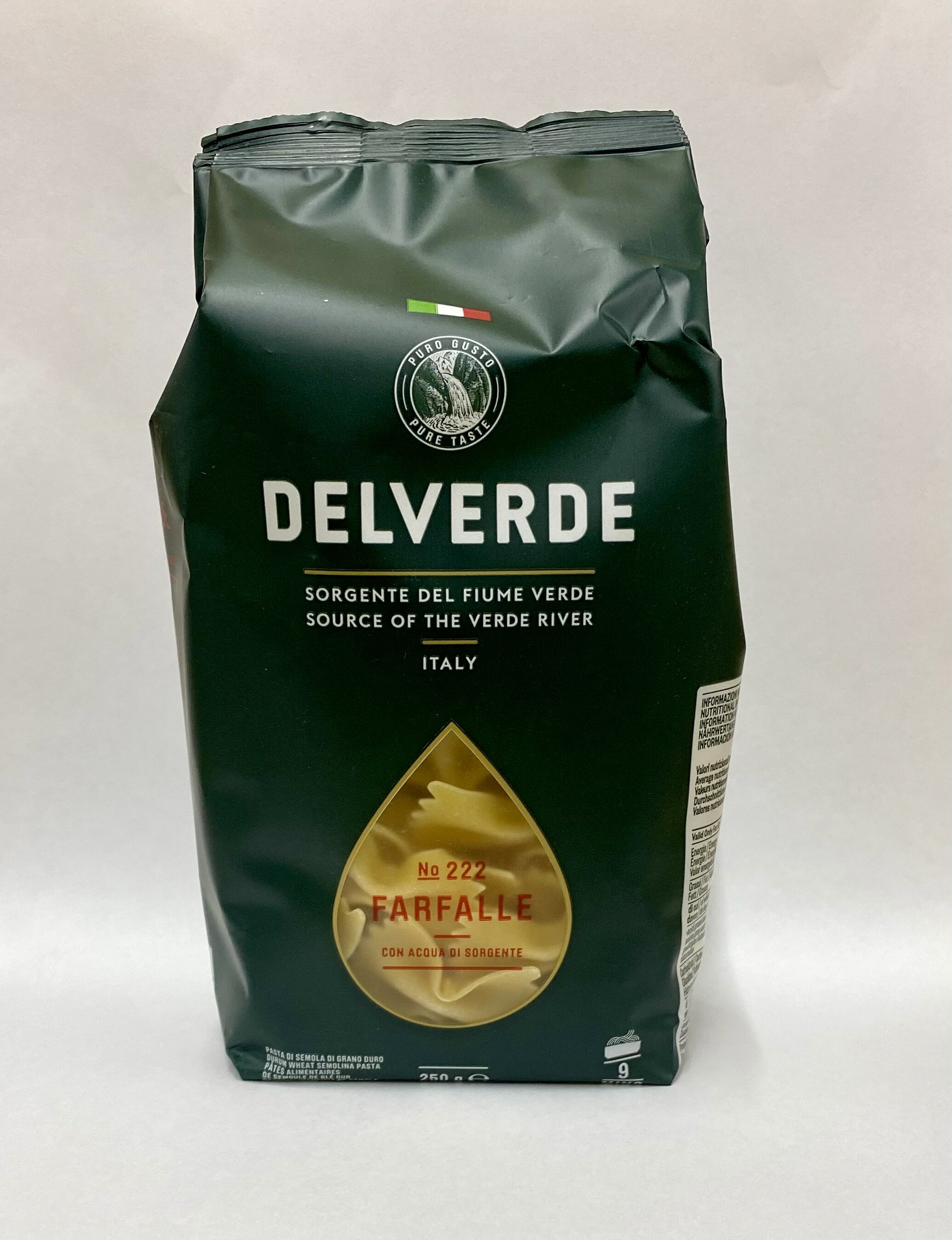 【セット販売】デルヴェルデ N.222 ファルファッレ 250g *5個