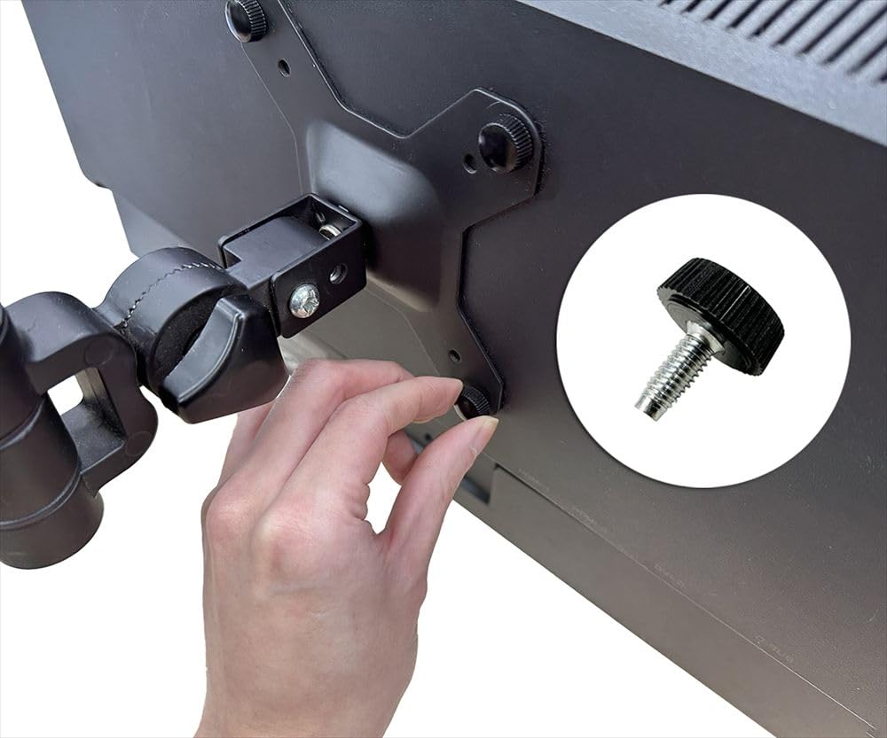 長尾製作所 NBVESASPACERM4 凹凸用VESAスペーサー M4 ブラック NB-VESA-SPACER-M4