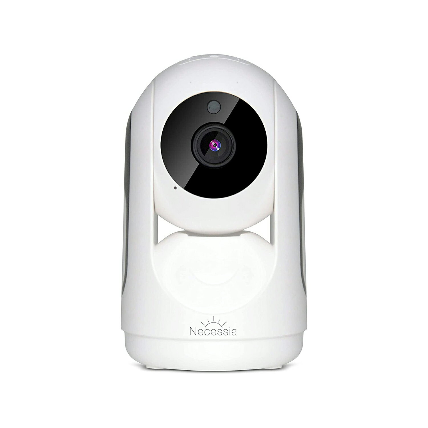 【送料無料】Necessia ネットワークカメラ Watch＆Talk 1080p フルHD WiFi 防犯カメラ/ペットカメラ/見守りカメラ/ベビーモニター スマホ連動 Google Home・Amazon Alexa対応 NIPC-001