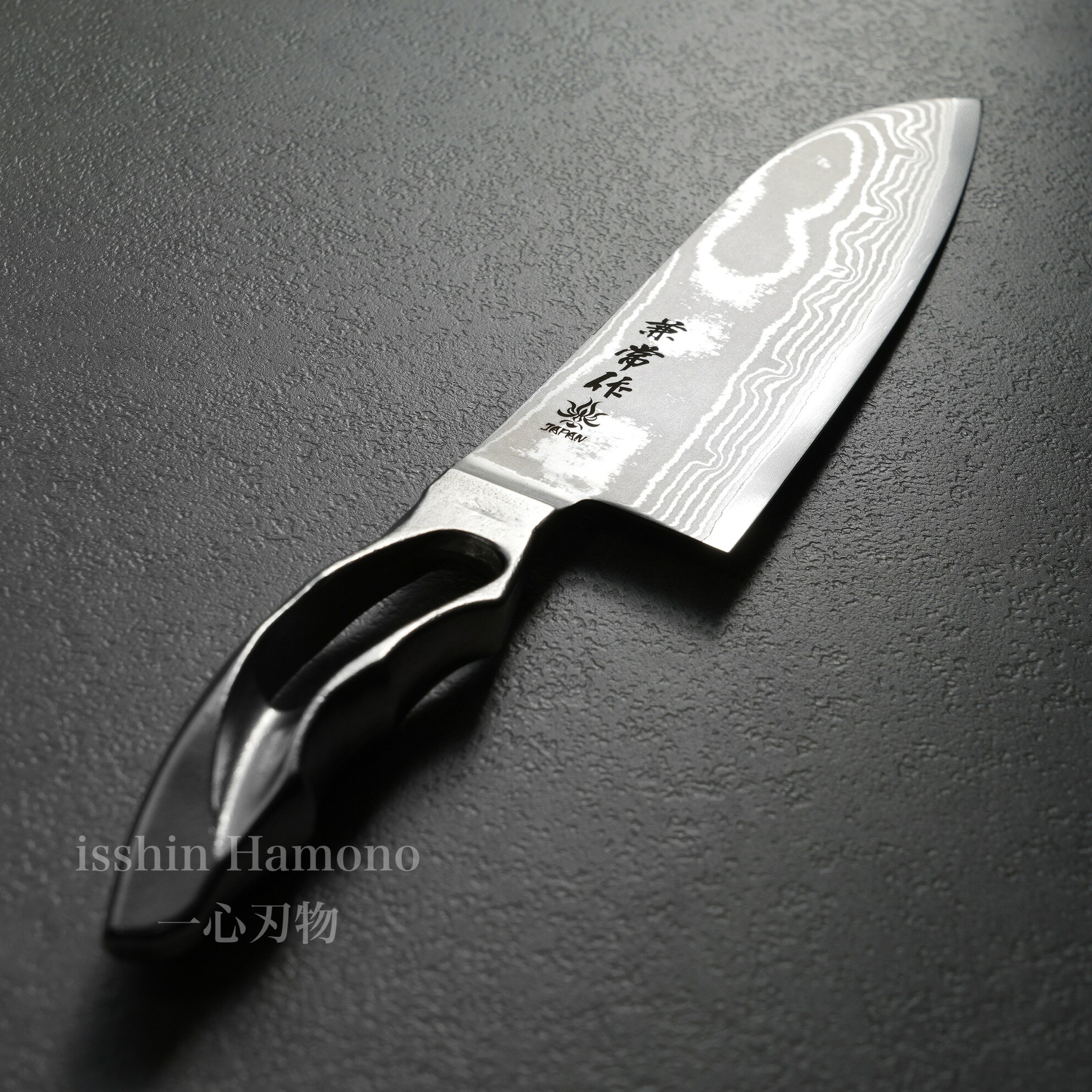 【楽天1位】包丁 三徳 170mm V金10号 VG10 17層ダマスカス オールステンレス 関兼常 兼常作 三ノ池 日本製 すごく よく 切れる ほうちょう さんとく 三徳包丁 万能包丁 調理器具 プロ用 本職用 業務用 送料無料 プレゼント ギフト ラッピング無料 贈り物 お祝い isshinhamono-10002198 一心刃物 サンプル画像3