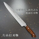 【楽天1位】包丁 筋引 270mm 筋引き 片山打刃物 片山雄太 越前打刃物 粉末ステンレスハイス スーパーゴールド2 ニッケルダマスカス アイアンウッド柄 日本製 すごく よく 切れる ほうちょう 調理器具 プレゼント ギフト ラッピング 贈り物 出産祝い 結婚祝い 新生活 送料無料