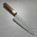 包丁 文化 170mm V字 黒染ダマスカス 粉末ステンレスハイス スーパーゴールド2 7寸 ジャラ柄 義実作 越前打刃物 カトウ打刃物製作所 日本製 すごく ...