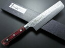 【楽天1位】包丁 菜切 160mm 菜切り 33層ダマスカス V金10号 ステンレス 槌目 鍛造 堺孝行 ミルフィーユ すごく よく 切れる 菜切包丁 ほうちょ...