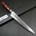 【楽天1位】包丁 筋引 240mm 筋引き 33層ダマスカス V金10号 ステンレス 槌目 8寸 堺孝行 日本製 すごく よく 切れる 肉引き包丁 調理器具 プ...