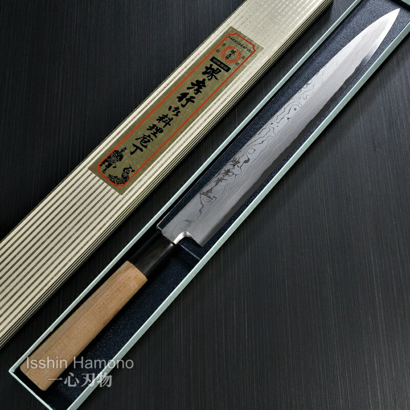 【楽天1位】包丁 柳刃 刺身包丁 300mm ダマスカス 堺