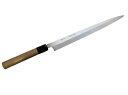 包丁 ふぐ引 360mm 水本焼 安来本焼白二鋼 堺孝行 朴 水牛柄 白紙2号 日本製 和包丁
