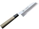 包丁 鎌型薄刃 7.5寸 225mm 安来白二鋼 堺孝行 特上鏡面 水牛六角半丸柄 日本製 和包丁