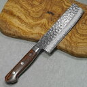 【楽天1位】包丁 菜切 160mm 菜切り 薄刃 ダマスカス V金10号 ステンレス 槌目模様 ミルフィーユ 一心刃物 関市 日本製 ステンレス すごく よく ...