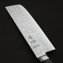 【楽天1位】包丁 菜切 165mm 菜切り包丁 34層ダマスカス V金10号 ステンレス 一心刃物 口金付 関市 日本製 すごく よく 切れる ほうちょう 薄刃 調理器具 プロ 本職用 業務用 送料無料 プレゼント ギフト ラッピング無料 贈り物 お祝い 新生活 結婚祝い 出産祝い 2