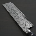 【楽天1位】包丁 菜切 165mm 菜切り包丁 34層ダマスカス V金10号 ステンレス 一心刃物 口金付 関市 日本製 すごく よく 切れる ほうちょう 薄刃 調理器具 プロ 本職用 業務用 送料無料 プレゼント ギフト ラッピング無料 贈り物 お祝い 新生活 結婚祝い 出産祝い 3