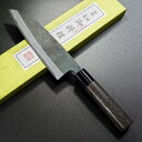 包丁 三徳 170mm 本久一 青紙鋼 黒打 栗木柄 本久一刃物 日本製 よく 切れる さんとく ほうちょう 万能包丁 調理器具 送料無料 プレゼント ギフト ...