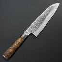 【楽天1位】包丁 三徳 180mm 佐治武士 粉末ハイスステンレス スーパーゴールド2 花梨瘤柄 佐治打刃物 越前打刃物 日本製 すごく よく 切れる さんとく ほうちょう 万能包丁 調理器具 プロ 本職用 業務用 送料無料 プレゼント ギフト ラッピング無料 贈り物 お祝い