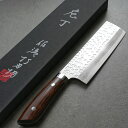 包丁 菜切包丁 165mm 佐治打刃物 槌目 SRS13 粉末ハイス鋼 アイアンウッド 佐治武士 日本製 越前打刃物 すごく よく 切れる ほうちょう 調理器具...