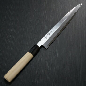 包丁 柳刃 210mm 郷右馬允義弘 上作 白紙2号 鞘付 水牛柄 山脇刃物製作所 made in 堺 7寸