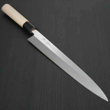 包丁 柳刃270mm 郷右馬允義弘 上作 白紙2号 鞘付 水牛柄 山脇刃物製作所 made in 堺 9寸