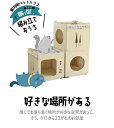 キャットハウス 木製 猫 送料無料 Lサイズ 訳あり