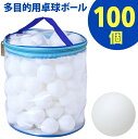 【最大P20倍】全品対象!2点P10倍・3点〜P20倍★3/1限定 【娯楽用におすすめ】 卓球ボール ピンポン玉 100個セット 40mm ホワイト 卓球 ボー...