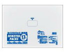 【マラソン本日当店P5倍】 送料無料 K-17 PS-17 PE 規格袋 17号 透明 0.030mm厚 360x500 100枚x15冊 1500枚 ポリ袋 ...