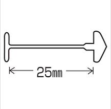  送料無料 トスカバノック バノックピン タグピン US-25 長さ25mm ナチュラル アイエスショップ