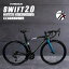 本格派ロードバイク レース 入門からレース・競技用として TRINX SWIFT 自転車 カーボン シマノ 22段変..